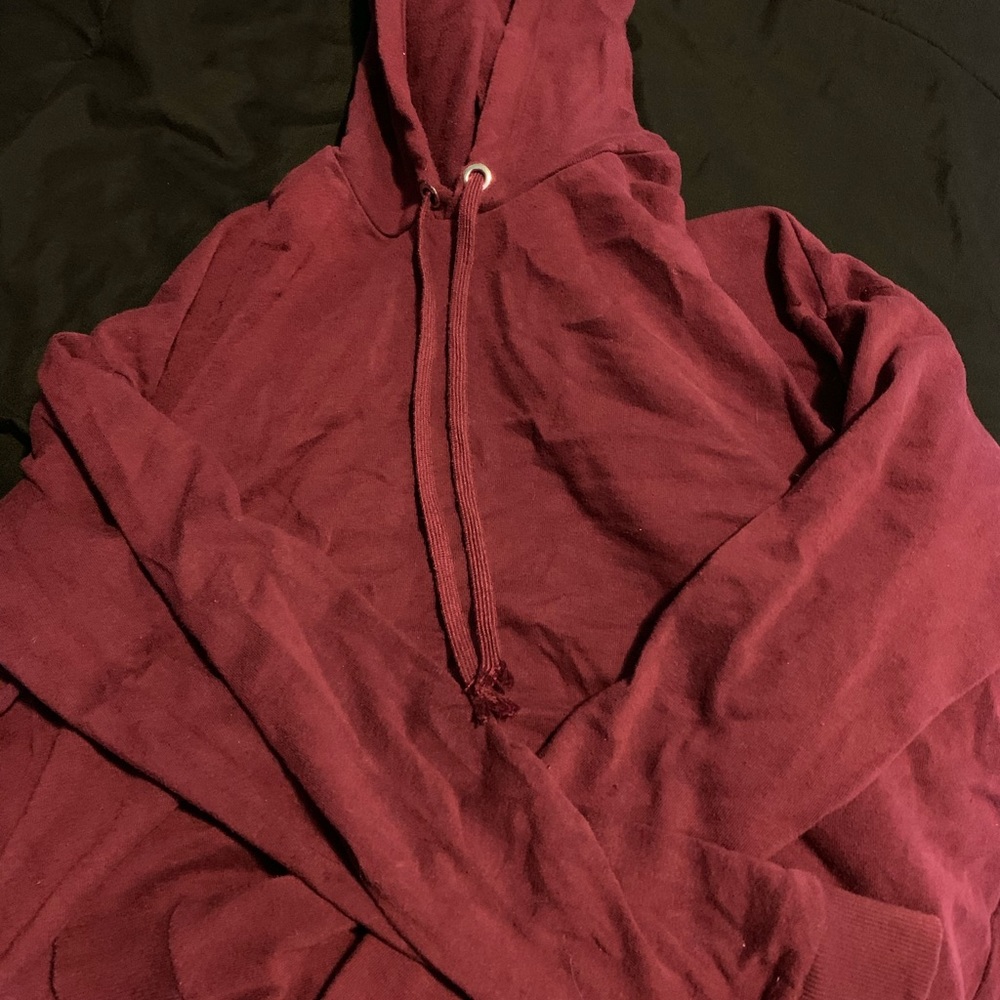 h&m divided cropped hoodie!!